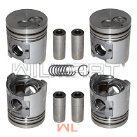 Поршень Yanmar 4D92/TNE92 R1 (+0,25) H104,5 (комплект на двc) (129904-22940) Поршень Yanmar 4D92/TNE92 R1 (+0,25) H104,5 (комплект на двc) (129904-22940)