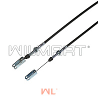 Трос сцепления Hyundai 15/18D/20DA-7E 860 мм (81HH-40110) Трос сцепления Hyundai 15/18D/20DA-7E 860 мм (81HH-40110)