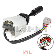 Переключатель подрулевой Komatsu FD15-30T-14,17 (свет) 5к Переключатель подрулевой Komatsu FD15-30T-14,17 (свет) 5к