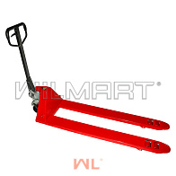 Тележка гидравлическая (рохля) BF25 1800х550 усиление 140см (PU) (HP-30-30CM-1800PUB-R) Тележка гидравлическая (рохля) BF25 1800х550 усиление 140см (PU) (HP-30-30CM-1800PUB-R)