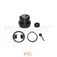 Ролик упорный Ф43хH39/36 CPCD20-35 в сборе со стаканом Ф55/60 (2025M3-100002/seat55-60) Ролик упорный Ф43хH39/36 CPCD20-35 в сборе со стаканом Ф55/60 (2025M3-100002/seat55-60)