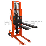 Штабелер ручной г/п 1500кг, подъем вил 3м, max высота мачты 3,6м (SYC-1530) 