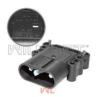 Разъем-Соединитель 150V 160А (IP23) (штекер) (95038-01(95039)) 