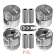 Поршень Mitsubishi S4S-2 STD МК=4 Ф94*H90 (комплект на двс) (32A17-10100(4mm)) 